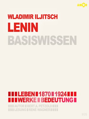 cover image of Wladimir Iljitsch Lenin (1870-1924) Basiswissen--Leben, Werk, Bedeutung